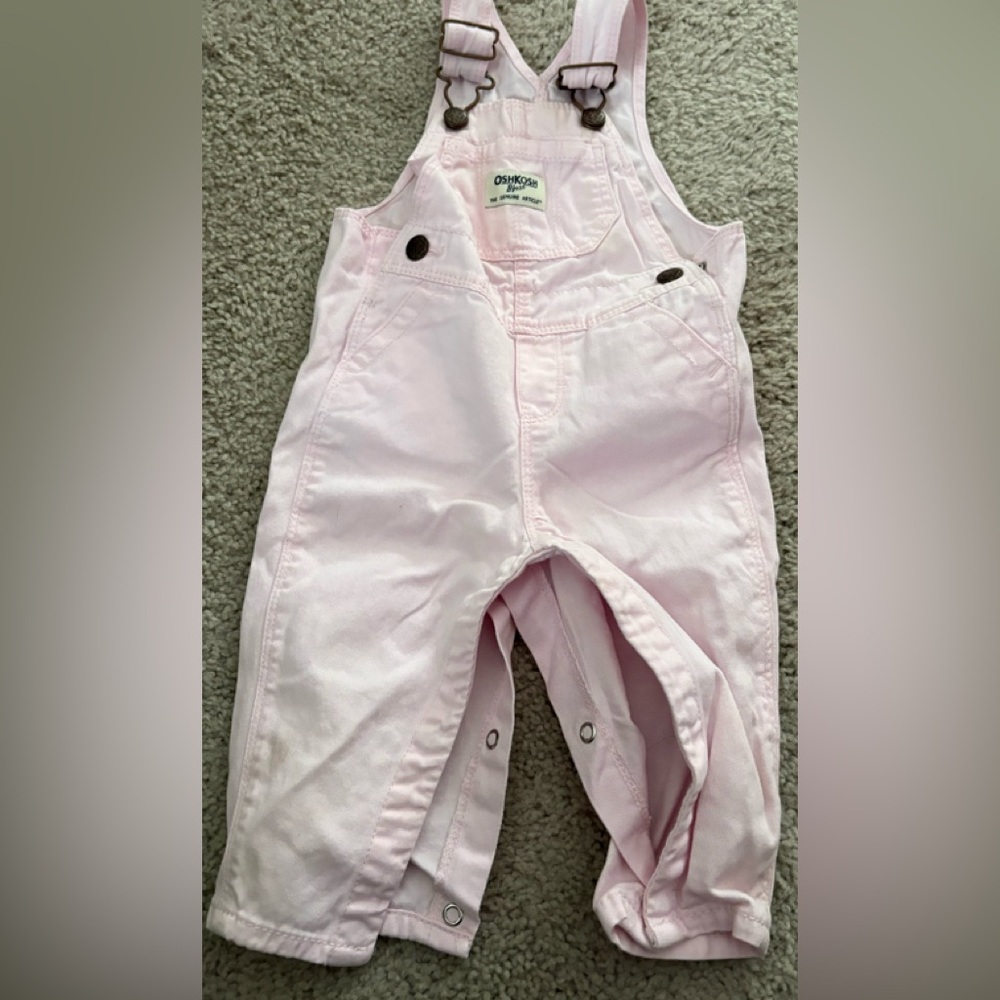 OshKosh B'gosh Light Pink Kids Overalls